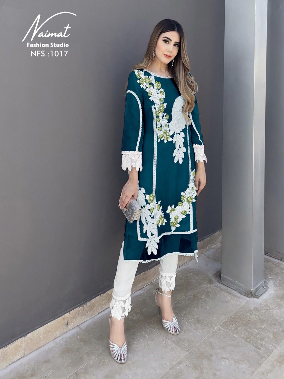 Naimat Fashion Dno 1017 A Georgette With Beautiful Embroidery Work Stylish Designer Fancy Pret Kurti